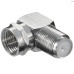 F connector F-fm  / F-m 90°